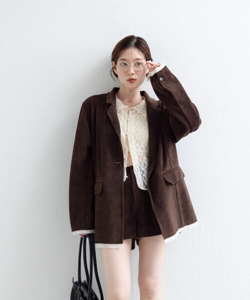 Kastane（カスタネ）の「オーバルメタルフレームメガネ（メガネ・レディース・シルバー・FREE）」の3枚目の写真