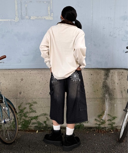 sedacle（セダクル）の「レオパードファーカラーロンT（Tシャツ/カットソー・レディース・アイボリー/ブラック・LARGE/MEDIUM/SMALL）」の9枚目の写真