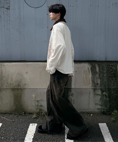 sedacle（セダクル）の「レオパードファーカラーロンT（Tシャツ/カットソー・レディース・アイボリー/ブラック・LARGE/MEDIUM/SMALL）」の15枚目の写真