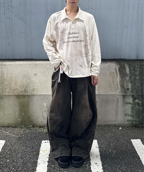 sedacle（セダクル）の「レオパードファーカラーロンT（Tシャツ/カットソー・レディース・アイボリー/ブラック・LARGE/MEDIUM/SMALL）」の18枚目の写真