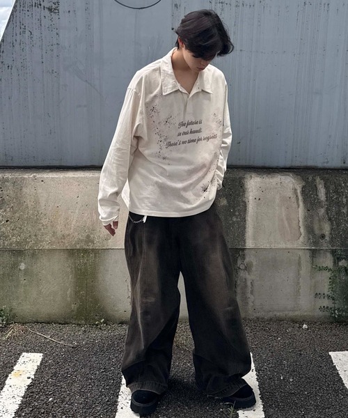 sedacle（セダクル）の「レオパードファーカラーロンT（Tシャツ/カットソー・レディース・アイボリー/ブラック・LARGE/MEDIUM/SMALL）」の19枚目の写真
