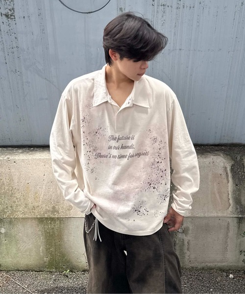 sedacle（セダクル）の「レオパードファーカラーロンT（Tシャツ/カットソー・レディース・アイボリー/ブラック・LARGE/MEDIUM/SMALL）」の17枚目の写真