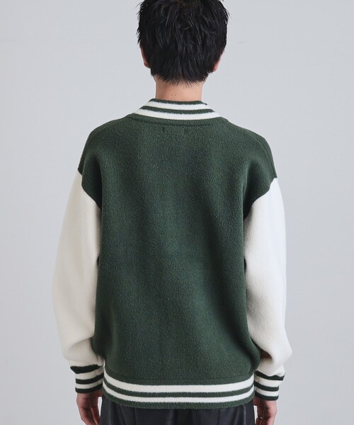 セール】ダブルジャカードニットスタジャン（スタジャン）｜tk.TAKEO