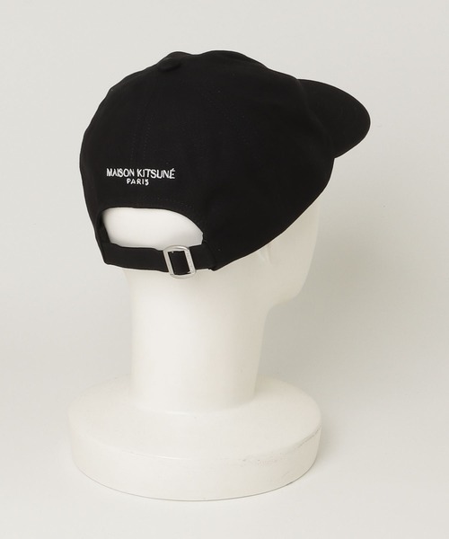 Maison Kitsune（メゾンキツネ）の「DRESSED FOX CAP（キャップ・メンズ・ブラック・U）」の5枚目の写真