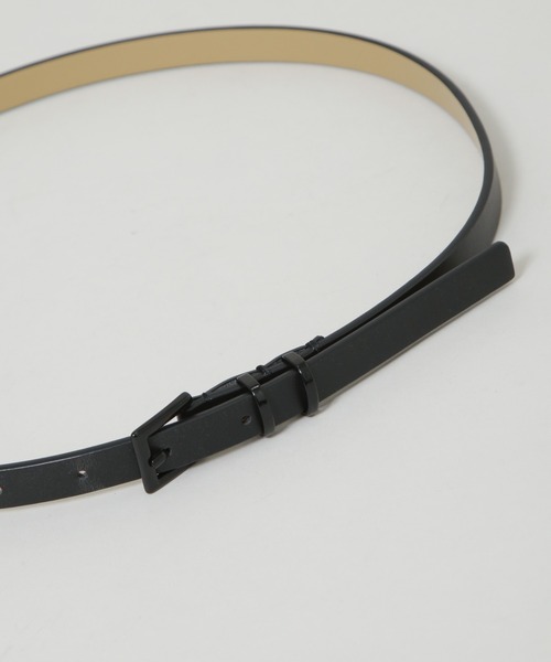 NANO universe（ナノユニバース）の「ペイントバックル細ベルト（ベルト・レディース・ブラック/ボルドー・FREE）」の4枚目の写真