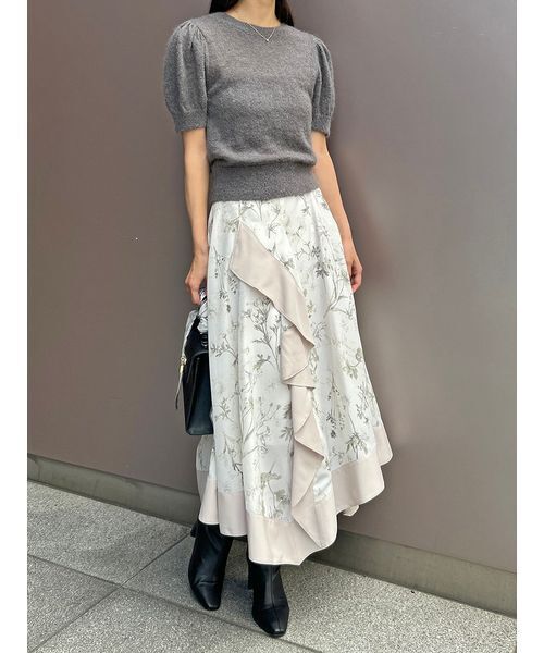 SNIDEL（スナイデル）の「バリエハンカチヘムスカート（スカート