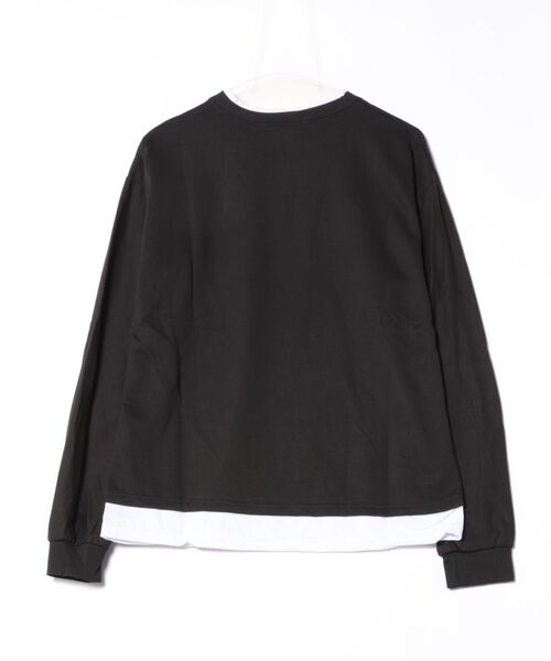 B.I.D.(ビーアイディー)の「《レイヤードデザイン ロングスリーブTシャツ》(Tシャツ/カットソー・レディース・ブルー/ベージュ/ブラウン/カーキ/ブラック/グレー系/ホワイト・X-LARGE/LARGE/MEDIUM)」の15枚目の写真