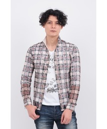 TORNADO MART | ﾗｯｾﾙﾚｰｽﾁｪｯｸﾌﾟﾘﾝﾄｼｬﾂ(Tシャツ/カットソー)