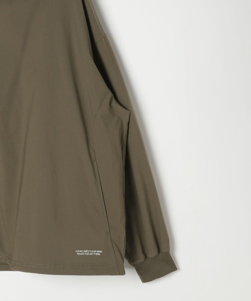 BAYFLOW（ベイフロー）の「【ストレッチ・イージーケア・吸水速乾・マシンウォッシャブル】SOLOTEXプルオーバー（その他トップス・メンズ・カーキ/ブラック・LARGE/MEDIUM）」の8枚目の写真