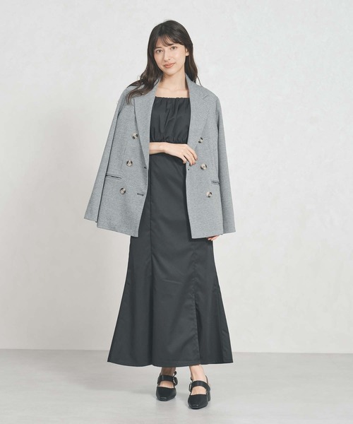 31 Sons de mode（トランテアン　ソン　ドゥ　モード）の「一部店舗限定アイテム 2way スリットスリーブ テーラード ジャケット（テーラードジャケット・レディース・チャコールグレー/ベージュ/ブラック×ホワイト・ﾌﾘ-）」の22枚目の写真