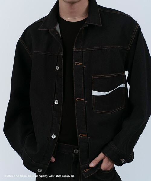 セール】【Coca-Cola】デニムジャケット / ADAM ET ROPE' JEANS -PERS