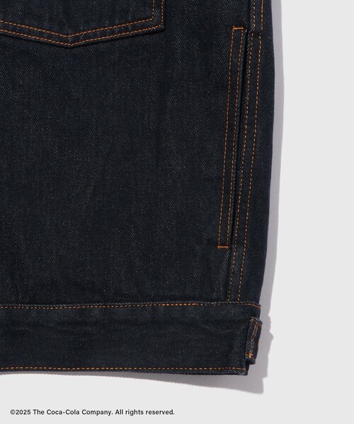 ADAM ET ROPE'（アダムエロペ）の「【Coca-Cola】デニムジャケット / ADAM ET ROPE' JEANS -PERS-（デニムジャケット・メンズ・ネイビー・L/M/S）」の10枚目の写真