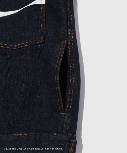 ADAM ET ROPE'（アダムエロペ）の「【Coca-Cola】デニムジャケット / ADAM ET ROPE' JEANS -PERS-（デニムジャケット・メンズ・ネイビー・L/M/S）」の12枚目の写真