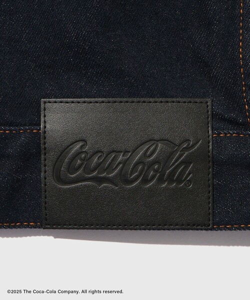 ADAM ET ROPE'（アダムエロペ）の「【Coca-Cola】デニムジャケット / ADAM ET ROPE' JEANS -PERS-（デニムジャケット・メンズ・ネイビー・L/M/S）」の14枚目の写真