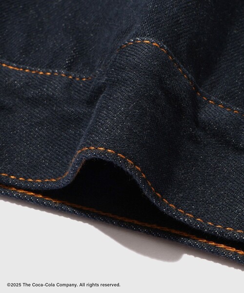 ADAM ET ROPE'（アダムエロペ）の「【Coca-Cola】デニムジャケット / ADAM ET ROPE' JEANS -PERS-（デニムジャケット・メンズ・ネイビー・L/M/S）」の17枚目の写真
