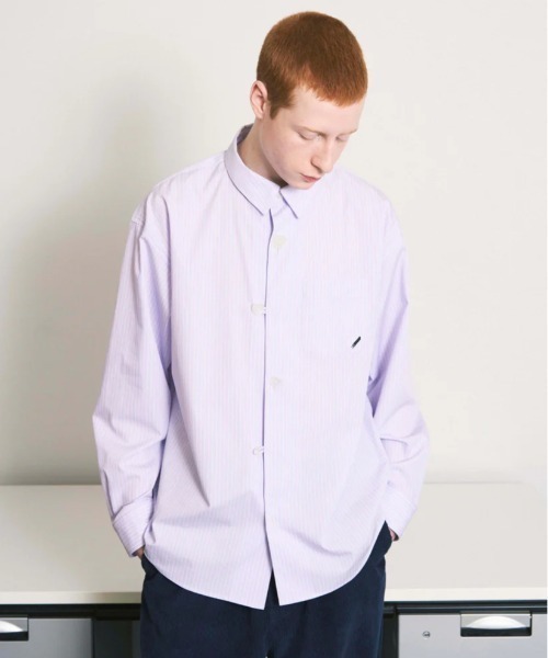 PHINGERIN（フィンガリン）の「FLOATING HEART BROADCLOTH SHIRT（シャツ/ブラウス・メンズ・ラベンダー・L）」の4枚目の写真