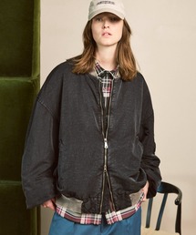 MAISON SPECIAL(]XyV)́sUNISEXtPrime-Over Vintage Like Nylon MA-1 Bomber Jacket/vCI[o[Be[WCNiCMA-1{o[WPbgyMAISON SPECIAL/]XyVz(MA-1)
