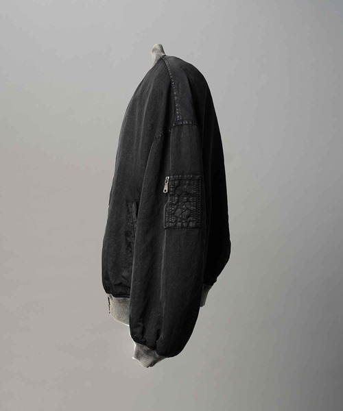 UNISEX》Prime-Over Vintage Like Nylon MA-1 Bomber Jacket/プライム