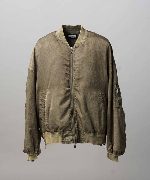 UNISEX》Prime-Over Vintage Like Nylon MA-1 Bomber Jacket