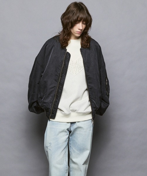 MAISON SPECIAL プライムオーバーナイロンMA-1ボンバージャケット Prime-Over Nylon MA-1 Bomber Jacket