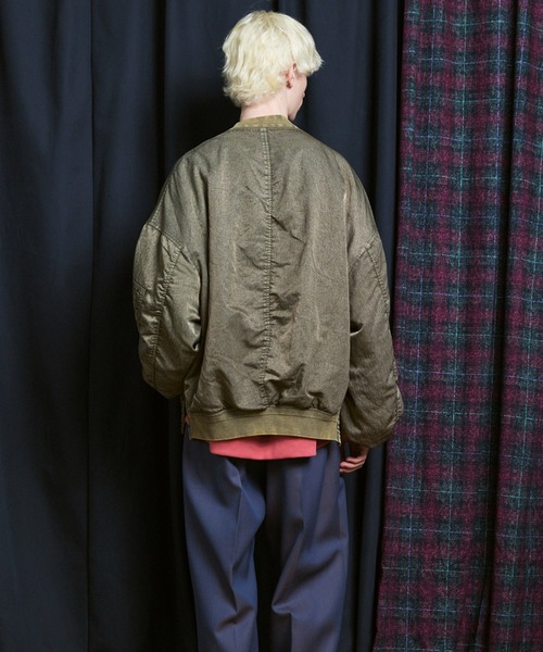 UNISEX》Prime-Over Vintage Like Nylon MA-1 Bomber Jacket/プライム