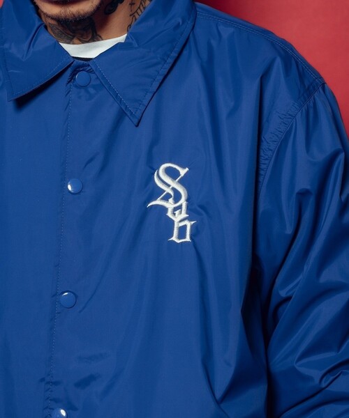 Subciety（サブサエティ）の「Nylon coach jkt（ナイロンジャケット・メンズ・ブラック/ブルー・XX-LARGE/X-LARGE/LARGE/MEDIUM/SMALL）」の22枚目の写真