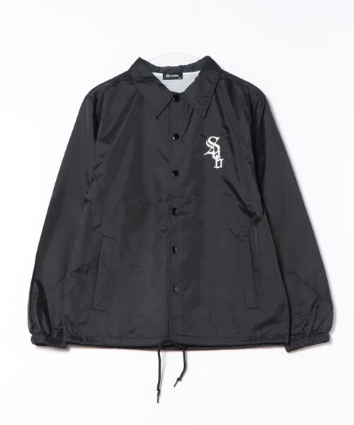 Subciety（サブサエティ）の「Nylon coach jkt（ナイロンジャケット・メンズ・ブラック/ブルー・SMALL/MEDIUM/LARGE/X-LARGE/XX-LARGE）」の19枚目の写真