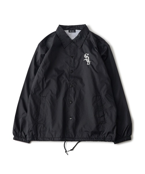 Subciety（サブサエティ）の「Nylon coach jkt（ナイロンジャケット・メンズ・ブラック/ブルー・SMALL/MEDIUM/LARGE/X-LARGE/XX-LARGE）」の5枚目の写真