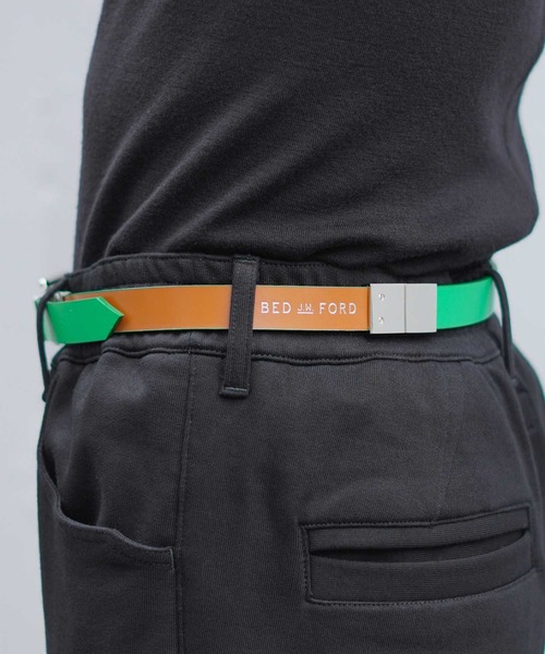 BED J.W. FORD（ベッドフォード）の「Change Belt（ベルト・メンズ・オレンジ/グリーン/ブラック・0/1）」の5枚目の写真