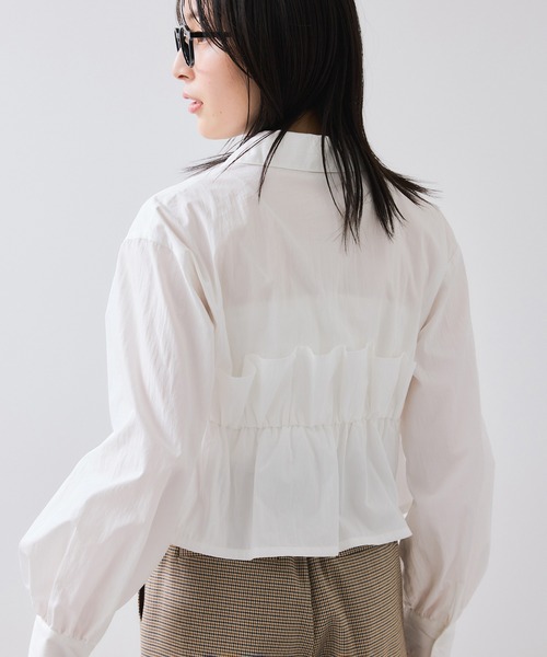 VIS(ビス)の「ビスチェドッキングシャツ/イージーケア(シャツ/ブラウス・レディース・ブラウン系その他/オフホワイト/クリーム・FREE)」の15枚目の写真