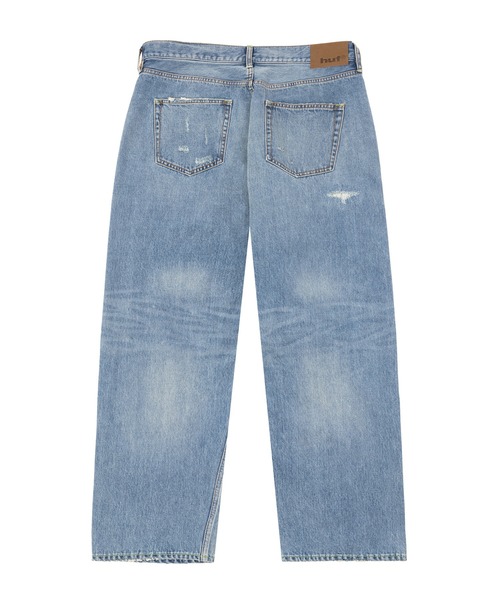 HUF(ハフ)の「EXPRESSION REPAIR DENIM PANT(デニムパンツ・メンズ・ライトインディゴブルー/ブラック系その他・28/30/32/34/36)」の10枚目の写真