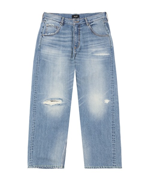 HUF(ハフ)の「EXPRESSION REPAIR DENIM PANT(デニムパンツ・メンズ・ライトインディゴブルー/ブラック系その他・28/30/32/34/36)」の20枚目の写真