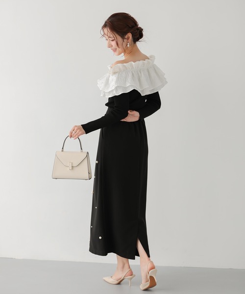 Fit more(フィットモア)の「パールペンシルスカート(スカート・レディース・ブラウン/ブラック/アイボリー・PS/S/M)」の20枚目の写真