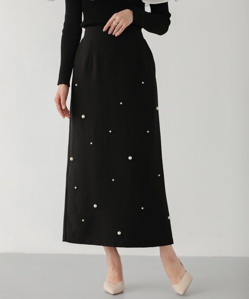Fit more(フィットモア)の「パールペンシルスカート(スカート・レディース・ブラウン/ブラック/アイボリー・PS/S/M)」の21枚目の写真