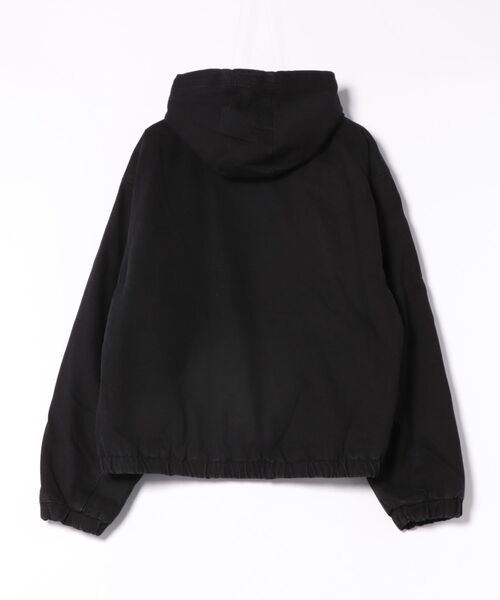 BEN DAVIS（ベンデイビス）の「【BEN DAVIS/ベンデイビス】ウォッシュ加工 ツイルアクティブパーカー 中綿 防寒（ブルゾン・メンズ・ブラック・X-LARGE/MEDIUM/LARGE）」の3枚目の写真