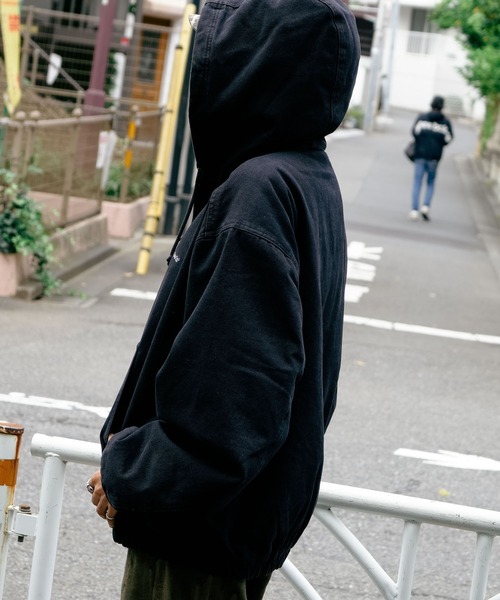 BEN DAVIS(ベンデイビス)の「【BEN DAVIS/ベンデイビス】ウォッシュ加工 ツイルアクティブパーカー 中綿 防寒(ブルゾン・メンズ・ブラック・X-LARGE/MEDIUM/LARGE)」の10枚目の写真