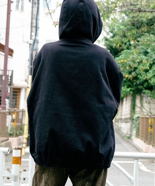 BEN DAVIS(ベンデイビス)の「【BEN DAVIS/ベンデイビス】ウォッシュ加工 ツイルアクティブパーカー 中綿 防寒(ブルゾン・メンズ・ブラック・X-LARGE/MEDIUM/LARGE)」の11枚目の写真