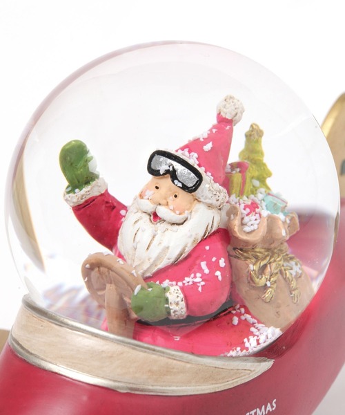 セール】【2025Xmas】サンタフライトスノードーム（インテリア雑貨