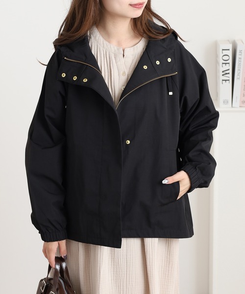 OMNES（オムネス）の「撥水加工マウンテンパーカー（マウンテンパーカー・レディース・ベージュ/ネイビー/レンガ/キャメル/ブラック/カーキ・M）」の3枚目の写真