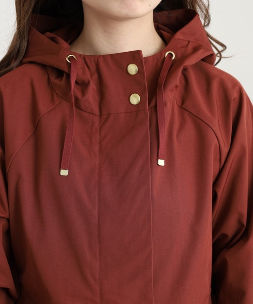 OMNES（オムネス）の「撥水加工マウンテンパーカー（マウンテンパーカー・レディース・ベージュ/ネイビー/レンガ/キャメル/ブラック/カーキ・M）」の13枚目の写真