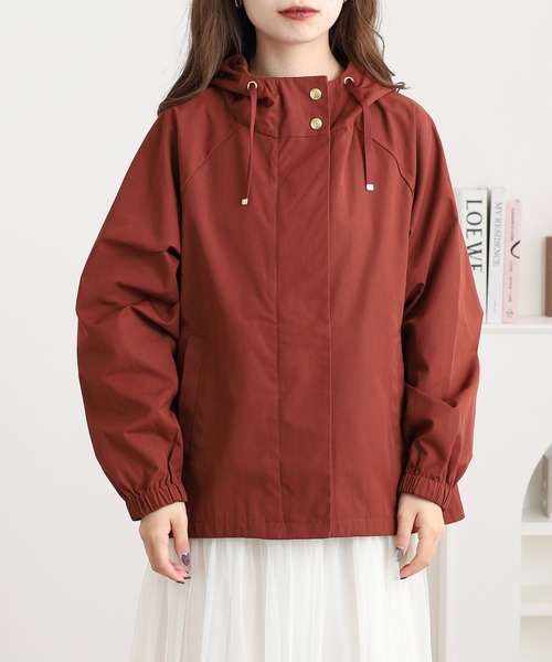 OMNES（オムネス）の「撥水加工マウンテンパーカー（マウンテンパーカー・レディース・ベージュ/ネイビー/レンガ/キャメル/ブラック/カーキ・M）」の16枚目の写真