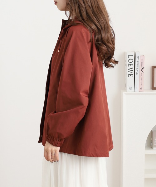 OMNES（オムネス）の「撥水加工マウンテンパーカー（マウンテンパーカー・レディース・ベージュ/ネイビー/レンガ/キャメル/ブラック/カーキ・M）」の15枚目の写真