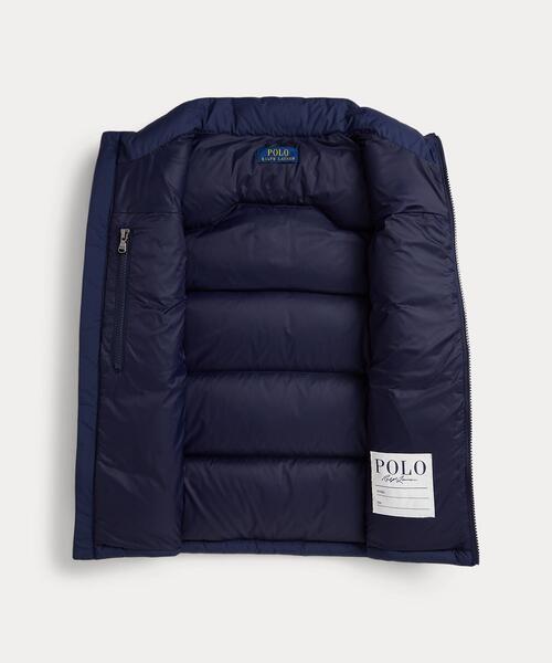 POLO RALPH LAUREN CHILDRENSWEAR（ポロ ラルフ ローレン チルドレンズウェア）の「キルテッド ダウン ベスト（ダウンベスト・キッズ・ネイビー系1・XL/L/M/S）」の3枚目の写真