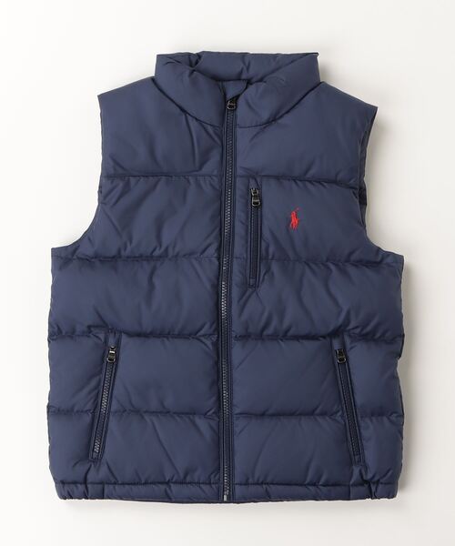 POLO RALPH LAUREN CHILDRENSWEAR（ポロ ラルフ ローレン チルドレンズウェア）の「キルテッド ダウン ベスト（ダウンベスト・キッズ・ネイビー系1・XL/L/M/S）」の4枚目の写真
