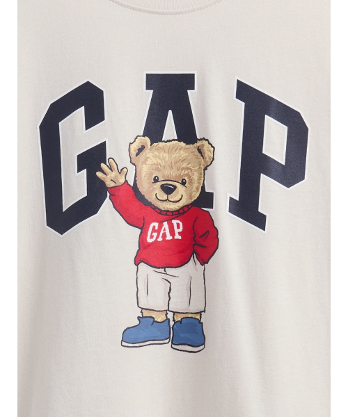 GAP(ギャップ)の「ブラナンベア GAPロゴTシャツ (キッズ)(Tシャツ/カットソー・キッズ・ネイビー/ベージュ・110cm/120cm/130cm/140cm/150cm/160cm)」の6枚目の写真