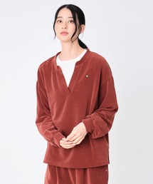 ふんわリッチ キーネック プルオーバー + ロンTセット