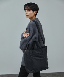 SALON adam et rope' | 【WEB限定】軽量パフナイロン2WAYショルダートート / A4対応(トートバッグ)