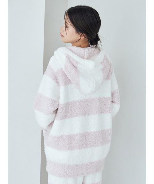 ジェラート2ボーダーパーカ（ルームウェア/パジャマ）｜gelato pique