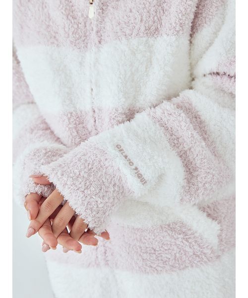 ジェラート2ボーダーパーカ（ルームウェア/パジャマ）｜gelato pique