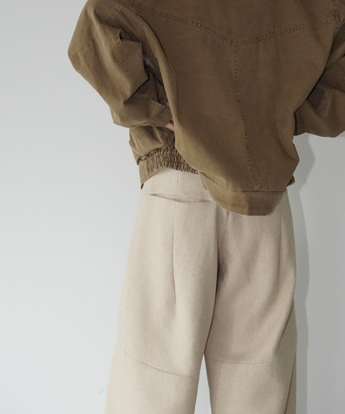 chuclla（チュクラ）の「ニュアンスカラーウールパンツ chw25a104（その他パンツ・レディース・アイボリー/ピンク/ブラック・S/M/L）」の8枚目の写真